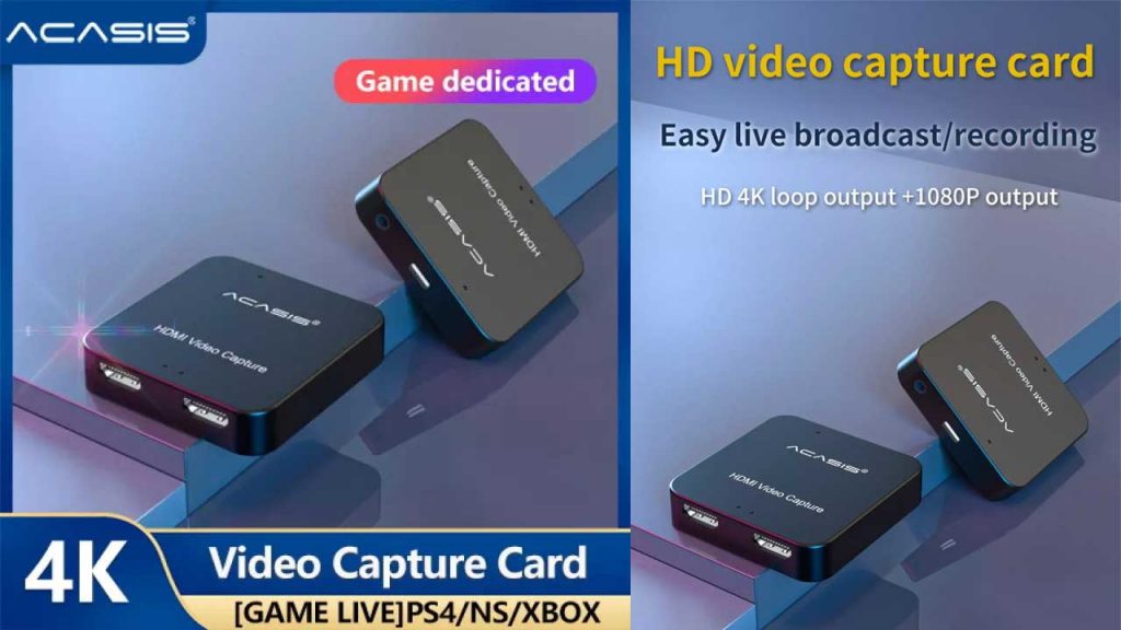 box capture video ACASIS 4K HDMI